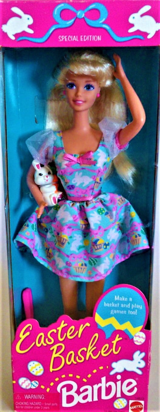 Easter Basket BARBIE Doll Special Edition (1995) - Walmart.com